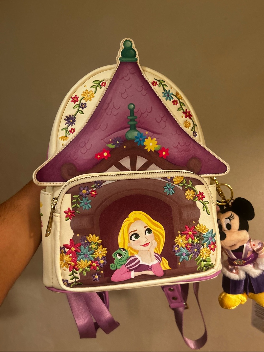 Loungefly Disney Tangled Tower Scene Mini Backpack
